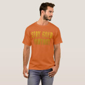 ゴールドであれ ポニーボーイ 励まし レトロ Tシャツ (正面フル)