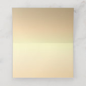 ゴールドとブラックの結婚式ゲストカード プレイスカード (内部開封)