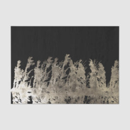 ゴールドとブラックの豪華なパインの木の素朴な森のウェディング 薄葉紙