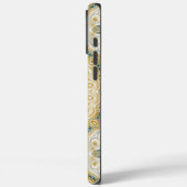 ゴールドとホワイトの曼荼羅柄にテールアクセント Case-Mate iPhoneケース (裏面 / 左)