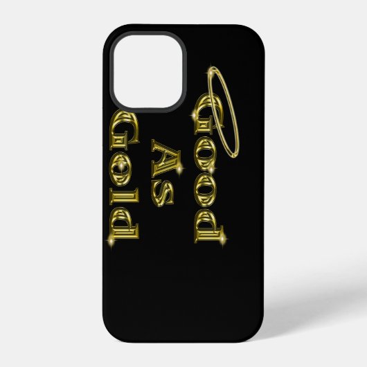ゴールドに輝く iPhoneケース (裏面)