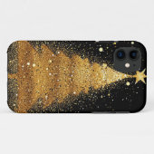 ゴールドのクリスマスツリーの華やかなデザイン Case-Mate iPhoneケース (裏面(横))