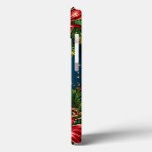 ゴールドのクリスマスベルに囲まれた華やかな赤 Case-Mate iPhoneケース (裏面 / 左)