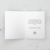 ゴールドのクリスマスボール オーナメント 法人向けグリーティング シーズンカード (内部)