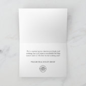 ゴールドのクリスマスボール オーナメント 法人向けグリーティング シーズンカード (内部)