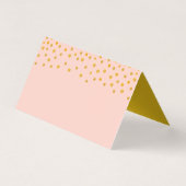 ゴールドのコンフェッティがローズゴールドの結婚式に (裏面)