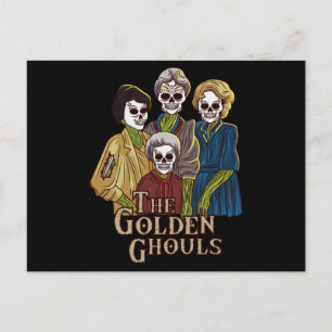 ゴールドのゴウール おもしろ ハロウィン ホラー 衣装 メンズ レディース ポストカード