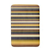 ゴールドのストライプ バスマット (正面縦)