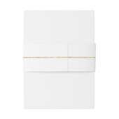 ゴールドのストライプ 招待状ベリーバンド (裏面例)