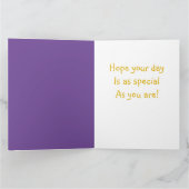 ゴールドのトンボ カード (内部)