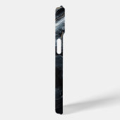 ゴールドのブラック+ホワイト大理石のスマホケース Case-Mate iPhoneケース (裏面 / 右)