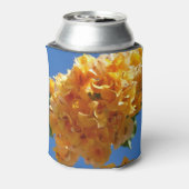 ゴールドのブーゲンビリアの花束 トロピカル フラワーズ 缶クーラー (缶裏面)