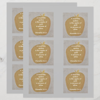 ゴールドのリンゴのシルバー パターン, スクラップブック用紙