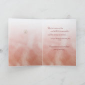 ゴールドの宗教的な50周年記念、バラ カード (内部)