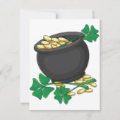 ゴールドの宝物 招待状 (正面)