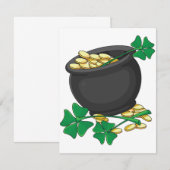 ゴールドの宝物 招待状 (正面/裏面)