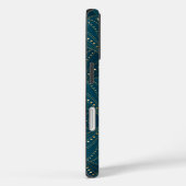 ゴールドの幾何学模様が特徴のArt Decoパターン Case-Mate iPhoneケース (裏面 / 右)