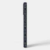 ゴールドの幾何学模様 アールデコ Case-Mate iPhoneケース (裏面 / 左)