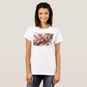 ゴールドの抽象芸術Tシャツで個性を表現 Tシャツ (正面フル)
