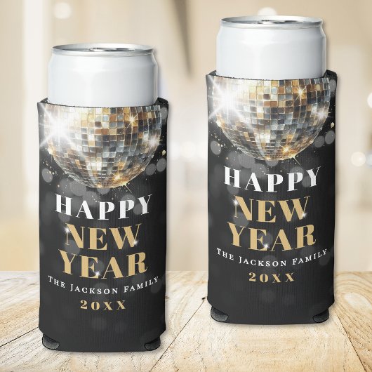 ゴールドの新年会 スリム缶クーラー