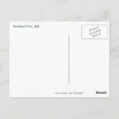 ゴールドの梨 ポストカード (裏面)