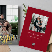 ゴールドの楽しいスクリプト 箔シーズンカード