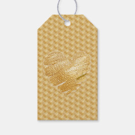 ゴールドの糸のギフトタグ ギフトタグ