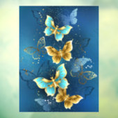 ゴールドの蝶 ウィンドウサイン (シート3)