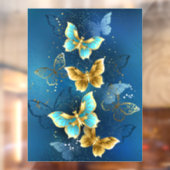 ゴールドの蝶 ウィンドウサイン (シート2)