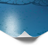 ゴールドの蝶 フォトプリント            (角)