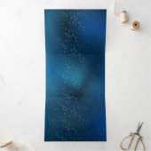 ゴールドの蝶 三つ折り招待状 (内部)