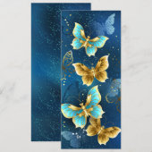 ゴールドの蝶 案内状 (正面/裏面)