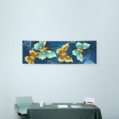 ゴールドの蝶 横断幕 (トレードショー)