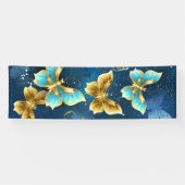 ゴールドの蝶 横断幕 (横)