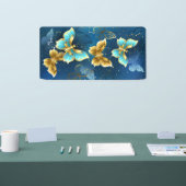 ゴールドの蝶 横断幕 (トレードショー)