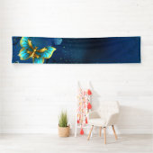 ゴールドの蝶 横断幕 (インサイチュ)