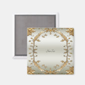 ゴールドの装飾マグネット マグネット (正面/裏面)