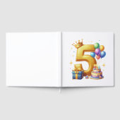 ゴールドの５歳の誕生日 ゲストブック (全面)