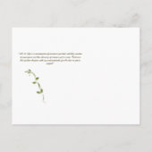 ゴールドの50歳の誕生日招待状のポストカード インビテーションポストカード (裏面)