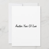 ゴールドアニバーサリー招待状 招待状 (裏面)