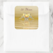 ゴールドアニバーサリー ドルフィンとハート スクエアシール (バッグ)