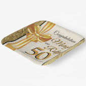 ゴールドアニバーサリー ペーパープレート (傾斜あり)