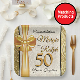 ゴールドアニバーサリー ペーパープレート