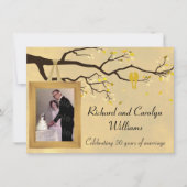 ゴールドアニバーサリー ラブバード インビテーション (正面)