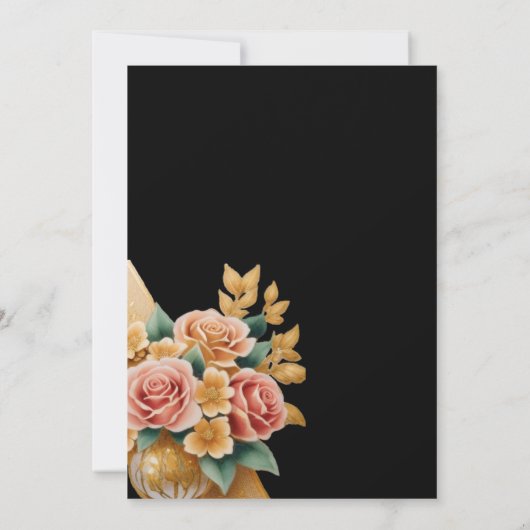 ゴールドアニバーサリー 招待状 (裏面)