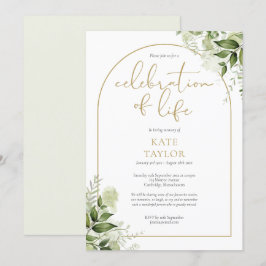 ゴールドアーチグリーンライフセレブレーション葬儀 招待状