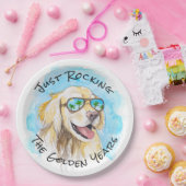 ゴールドイヤーズを楽しむ 面白いジョーク 引退 ペーパープレート (パーティー)