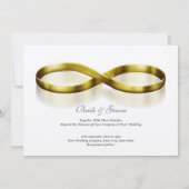 ゴールドインフィニティーリング 招待状 (裏面)