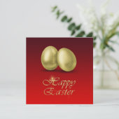 ゴールドイースターエッグ - イースターブランシュ招待状 招待状 (スタンド正面)