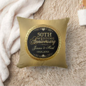 ゴールドウェディングの輝き ゴールド＆ダイヤモンド クッション (ブランケット)